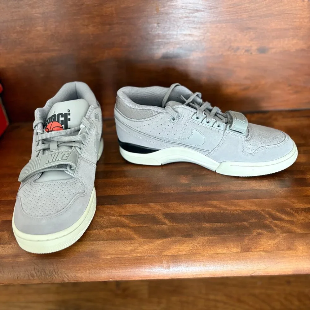 Nike Air Alpha Force 88 Low Basketball Sneaker Medium Grey Men's Nostalgic 9.5